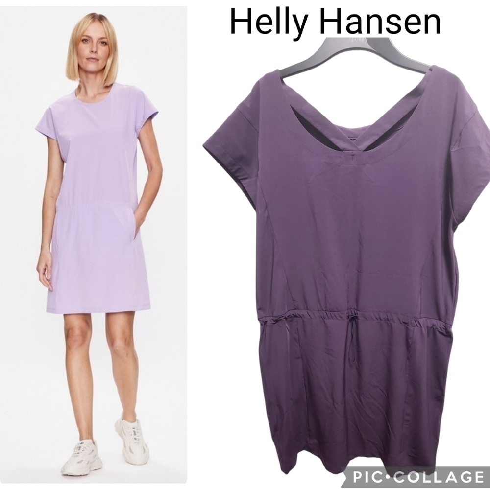 Helly Hansen purple lightweight mini dress size Medium